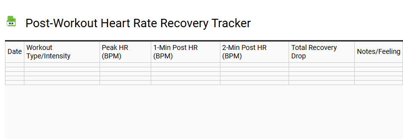 Post-Workout Heart Rate Recovery Tracker