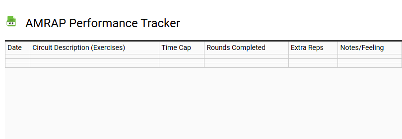 AMRAP Performance Tracker