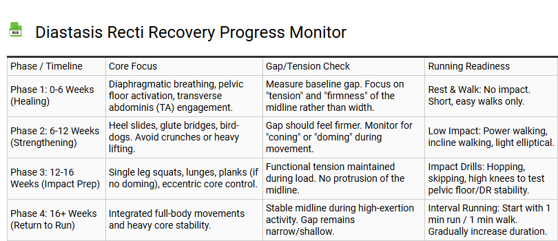 Diastasis Recti Recovery Progress Monitor
