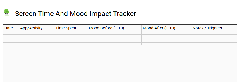 Screen Time and Mood Impact Tracker