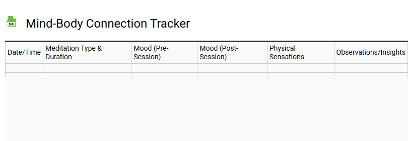 Mind-Body Connection Tracker