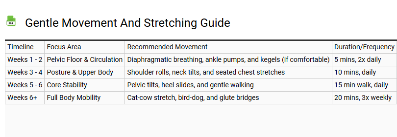 Gentle Movement and Stretching Guide