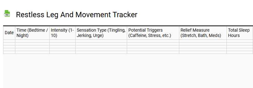 Restless Leg and Movement Tracker