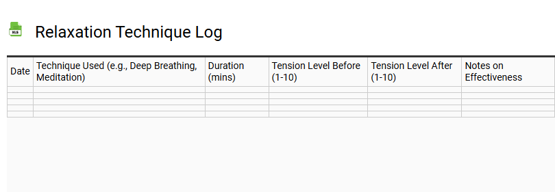 Relaxation Technique Log