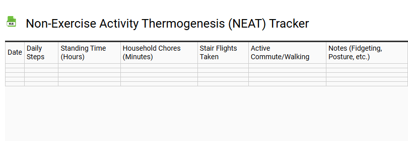Non-Exercise Activity Thermogenesis (NEAT) Tracker
