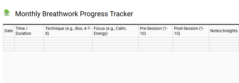 Monthly Breathwork Progress Tracker
