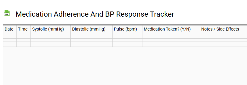 Medication Adherence and BP Response Tracker