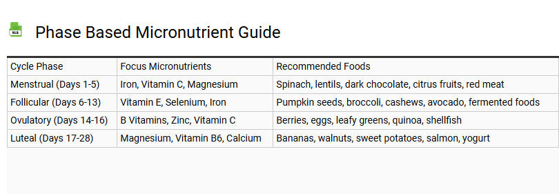 Phase Based Micronutrient Guide