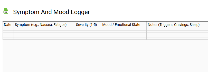 Symptom and Mood Logger