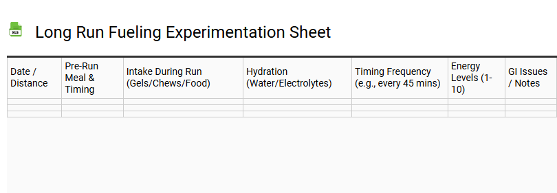 Long Run Fueling Experimentation Sheet