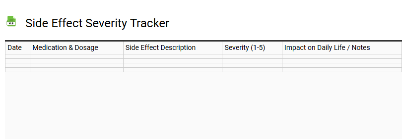 Side Effect Severity Tracker