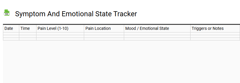 Symptom and Emotional State Tracker