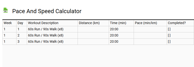 Pace and Speed Calculator