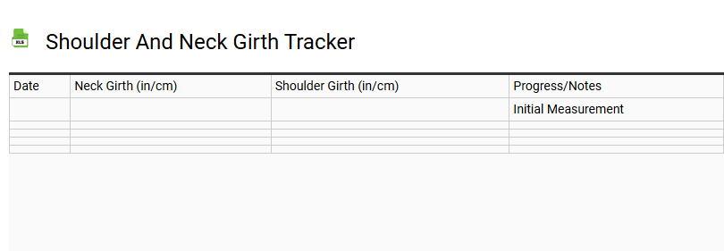 Shoulder and Neck Girth Tracker