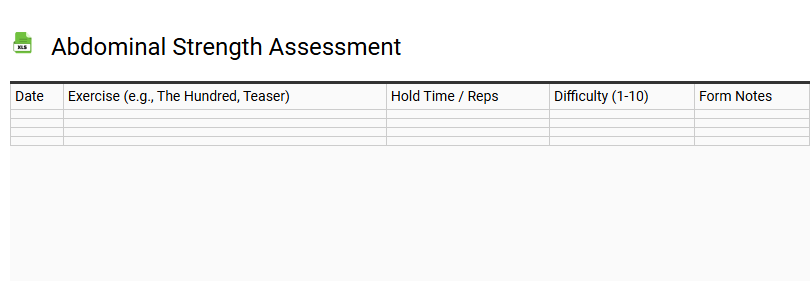 Abdominal Strength Assessment