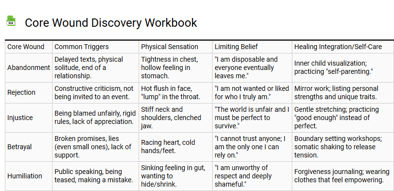 Core Wound Discovery Workbook