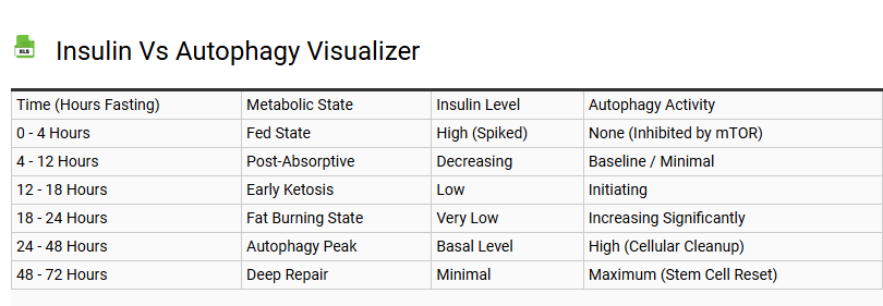 Insulin vs Autophagy Visualizer