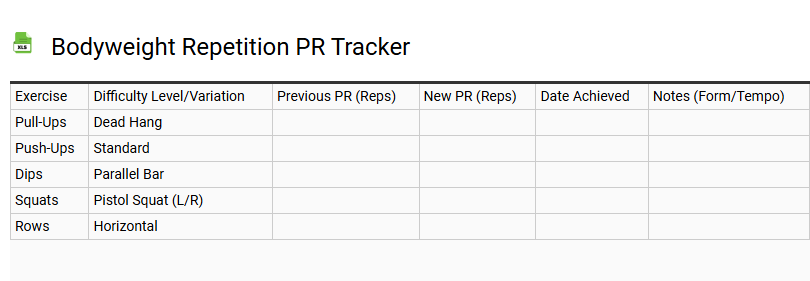 Bodyweight Repetition PR Tracker