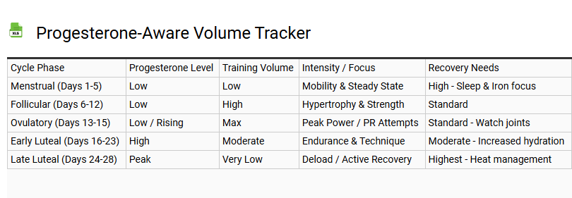 Progesterone-Aware Volume Tracker