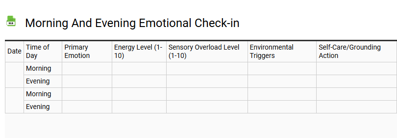 Morning and Evening Emotional Check-in