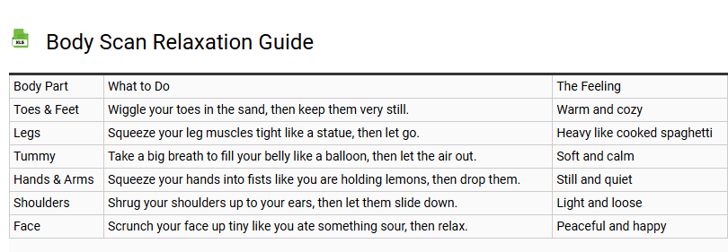 Body Scan Relaxation Guide