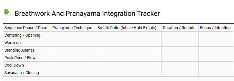 Breathwork and Pranayama Integration Tracker