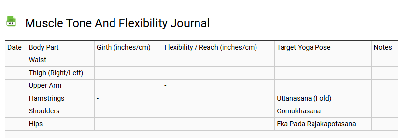 Muscle Tone and Flexibility Journal