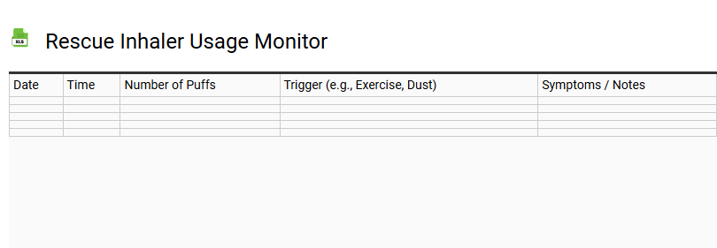 Rescue Inhaler Usage Monitor