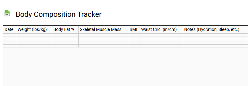 Body Composition Tracker