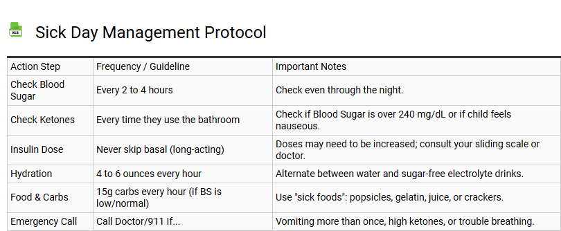 Sick Day Management Protocol