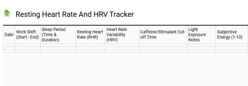 Resting Heart Rate and HRV Tracker