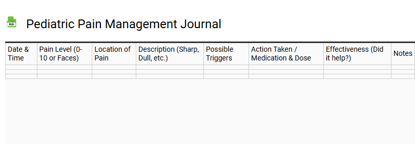 Pediatric Pain Management Journal
