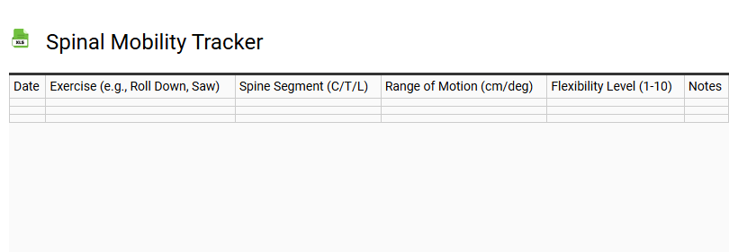 Spinal Mobility Tracker