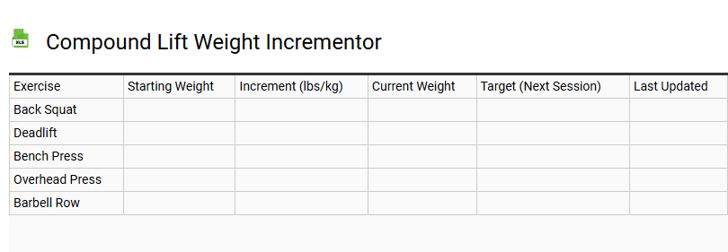 Compound Lift Weight Incrementor