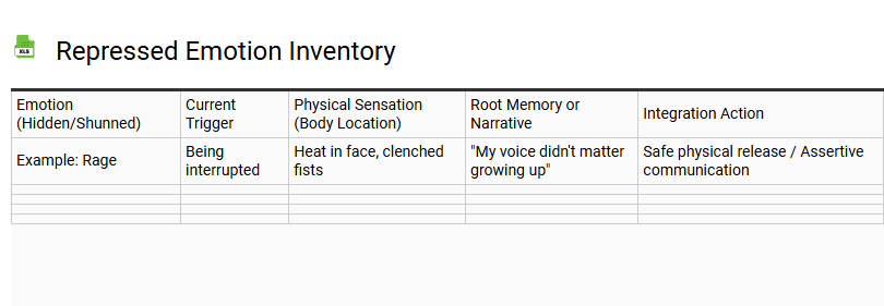 Repressed Emotion Inventory