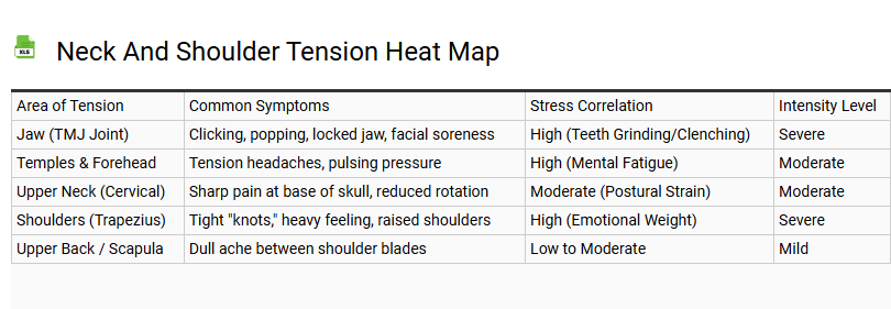Neck and Shoulder Tension Heat Map