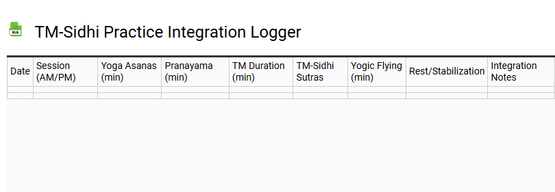 TM-Sidhi Practice Integration Logger